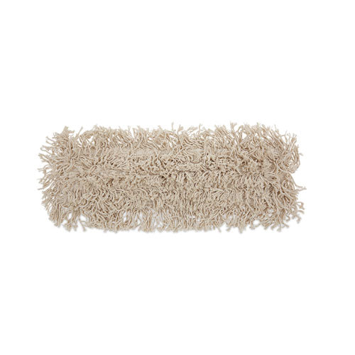 Mop Head, Dust, Cotton, 18 x 3, White-(BWK1018)