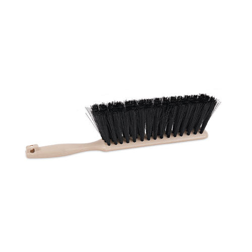 Counter Brush, Black Polypropylene, 4.5" Brush, 3.5" Tan Plastic Handle-(BWK5308)