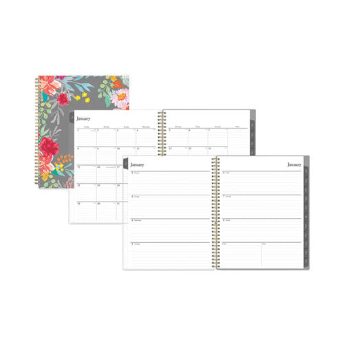 Sophie Frosted Weekly/Monthly Planner, Sophie Floral Artwork, 11 x 8.5, Multicolor Cover, 12-Month (Jan to Dec): 2023-(BLS140087)