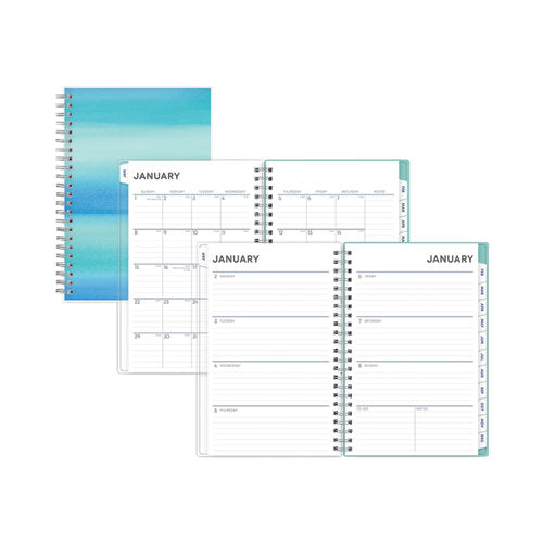 Chloe Frosted Weekly/Monthly Planner, Chloe Artwork, 8 x 5, Blue Cover, 12-Month (Jan to Dec): 2023-(BLS140193)