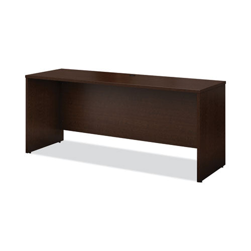 Series C Collection 72W Credenza Shell, 71.13w x 23.38d x 29.88h, Mocha Cherry/Graphite Gray-(BSHWC12926)