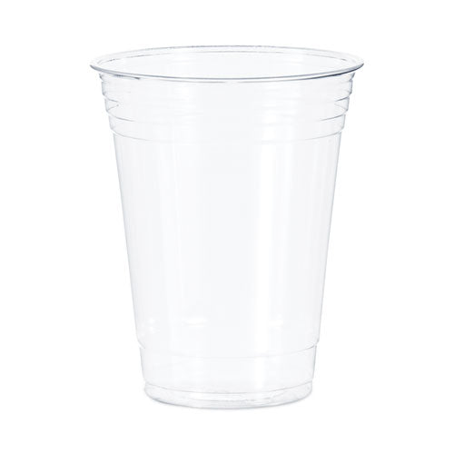 Ultra Clear PET Cups, 16 oz, Squat, 50/Bag, 20 Bags/Carton-(DCCTP16DCT)