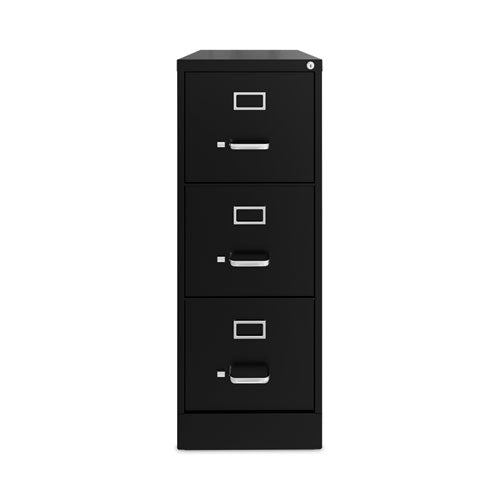 Vertical Letter File Cabinet, 3 Letter-Size File Drawers, Black, 15 x 22 x 40.19-(HID24856)