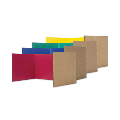 Study Carrel, 48 x 12, Assorted Colors, 24/Pack-(FLP60045)