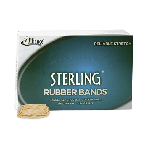 Sterling Rubber Bands, Size 14, 0.03" Gauge, Crepe, 1 lb Box, 3,100/Box-(ALL24145)