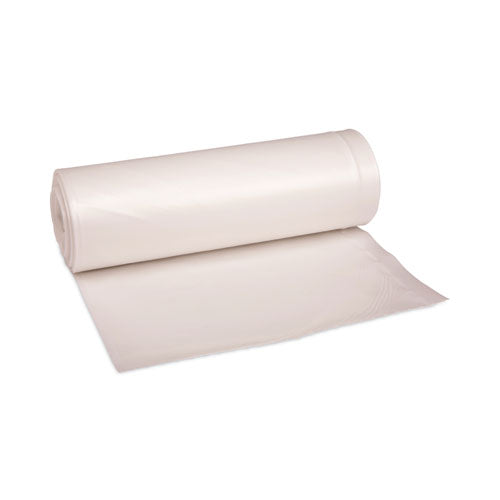 High-Density Can Liners, 45 gal, 19 microns, 40" x 46", Natural, 25 Bags/Roll, 6 Rolls/Carton-(BWK404622)