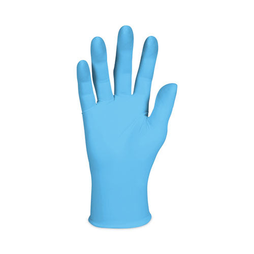 G10 Comfort Plus Blue Nitrile Gloves, Light Blue, X-Large, 1,000/Carton-(KCC54189CT)