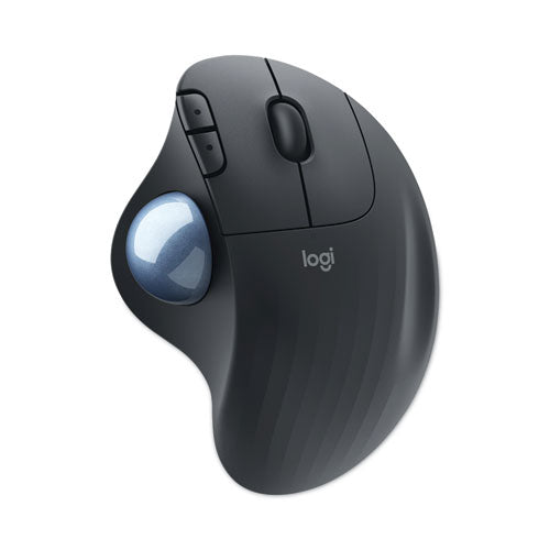 Ergo M575 Trackball, 32.8 ft Wireless Range, Right Hand Use, Graphite-(LOG910006197)