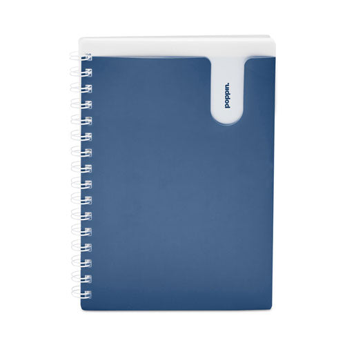 Medium Pocket Notebook, 1-Subject, Medium/College Rule, Blue/White Cover, (80) 8.5 x 6 Sheets-(PPJ108263)