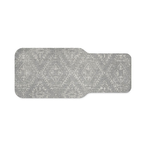 McCall Vinyl Desk Pad, 27.5 x 11.75, Gray-(SOOSM757)