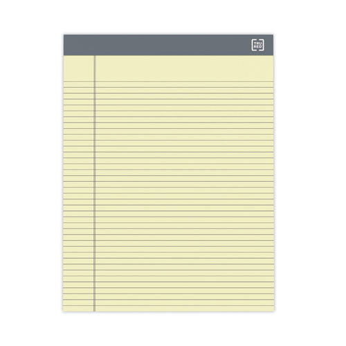 Notepads, Narrow Rule, 50 Canary-Yellow 8.5 x 11.75 Sheets, 3/Pack-(TUD59960)