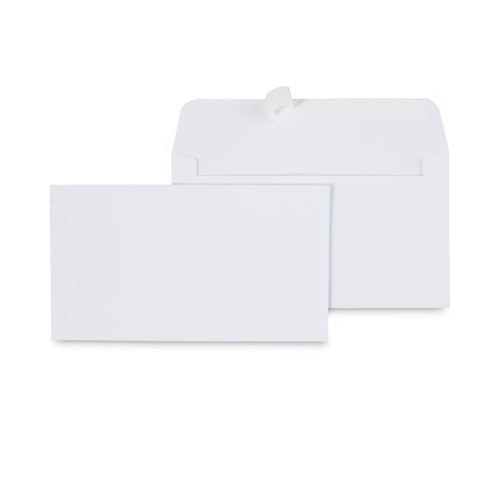 Peel Seal Strip Business Envelope, #6 3/4, Square Flap, Self-Adhesive Closure, 3.63 x 6.5, White, 100/Box-(UNV36000)