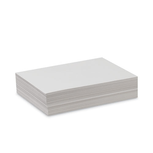 White Drawing Paper, 57 lb Text Weight, 18 x 24, Pure White, 500/Ream-(PAC4718)