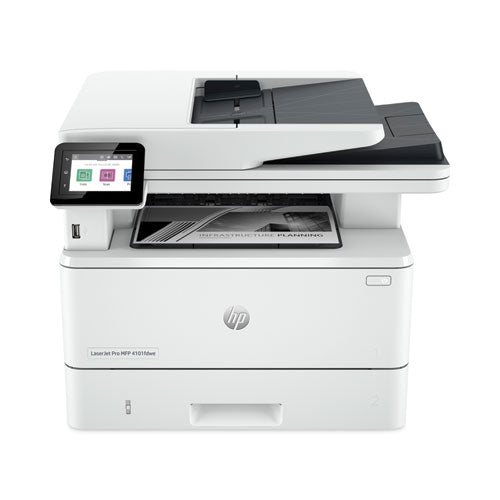 LaserJet Pro MFP 4101fdwe Multifunction Laser Printer, Copy/Fax/Print/Scan-(HEW2Z619E)