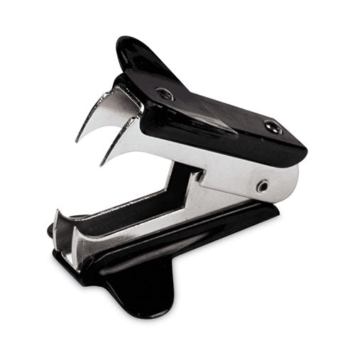 Jaw Style Staple Remover, Black-(UNV00700)