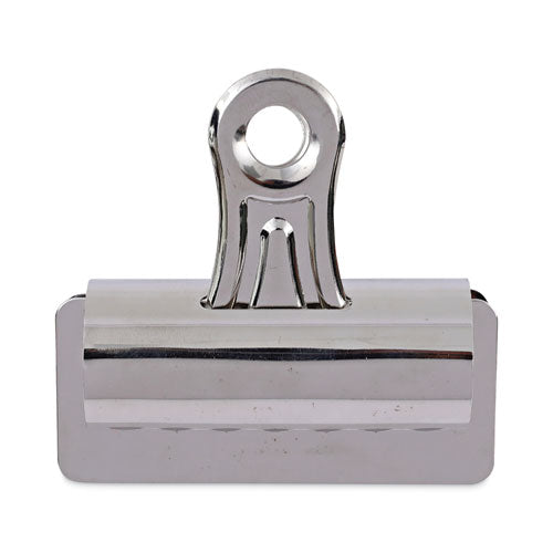 Bulldog Clips, Jumbo, Nickel, 12/Pack-(UNV31266)