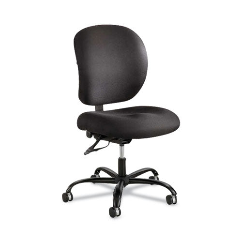 Alday Intensive-Use Chair, Supports Up to 500 lb, 17.5" to 20" Seat Height, Black-(SAF3391BL)