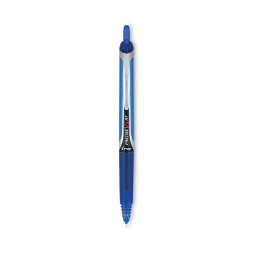 Precise V5RT Roller Ball Pen, Retractable, Extra-Fine 0.5 mm, Blue Ink, Blue Barrel-(PIL26063)