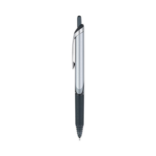 Precise V7RT Roller Ball Pen, Retractable, Fine 0.7 mm, Black Ink, Black Barrel-(PIL26067)