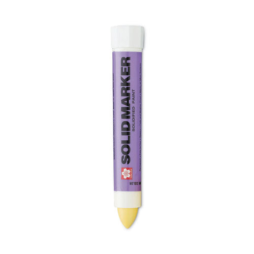 Solid Paint Marker, Bullet Tip, Yellow, Dozen-(SAKXSC3DZ)