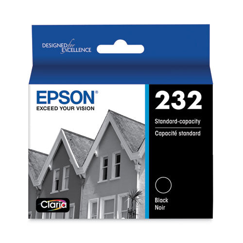 T232120S (T232) Claria Ink, 165 Page-Yield, Black-(EPST232120S)