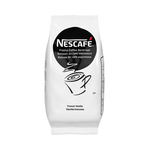 Frothy Coffee Beverage, French Vanilla, 2 lb Bag, 6/Carton-(NES99019CT)