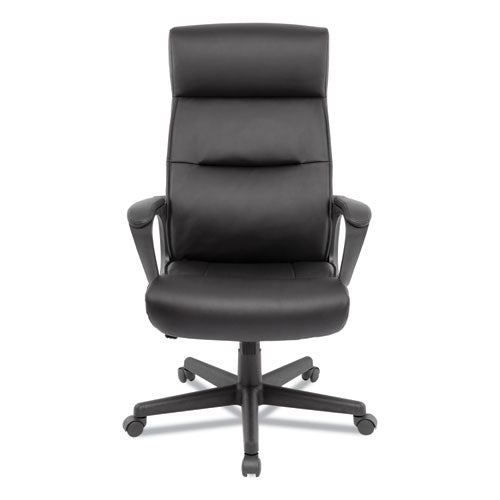 Alera Oxnam Series High-Back Task Chair, Supports Up to 275 lbs, 17.56" to 21.38" Seat Height, Black Seat/Back, Black Base-(ALEON41B19)