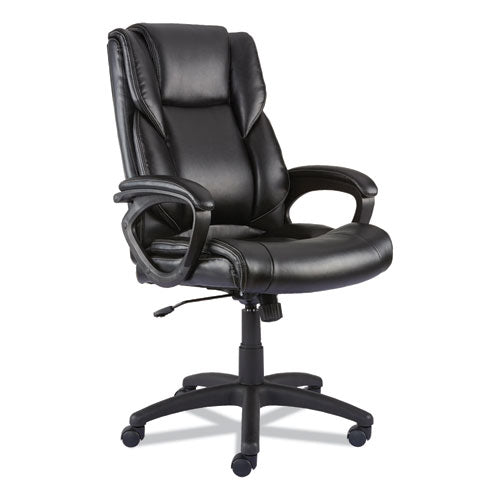 Alera Brosna Series Mid-Back Task Chair, Supports Up to 250 lb, 18.15" to 21.77 Seat Height, Black Seat/Back, Black Base-(ALEBRN42B19)