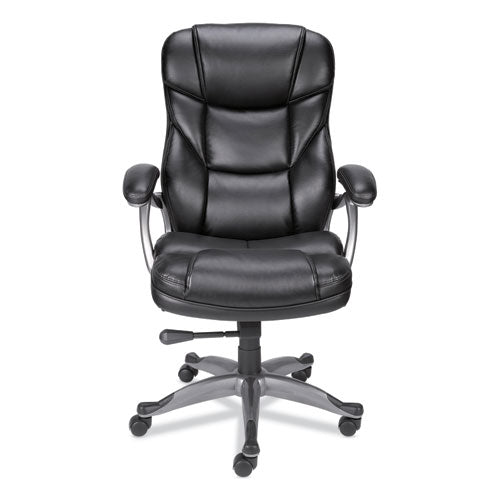 Alera Birns Series High-Back Task Chair, Supports Up to 250 lb, 18.11" to 22.05" Seat Height, Black Seat/Back, Chrome Base-(ALEBN41B19)