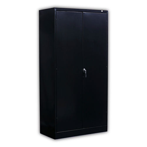 Economy Assembled Storage Cabinet, 36w x 18d x 72h, Black-(ALECME7218BK)