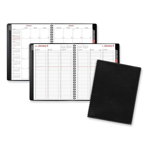 Fashion Weekly/Monthly Planner, 11 x 8.5, Black Cover, 12-Month (Jan to Dec): 2023-(AAG333512301)