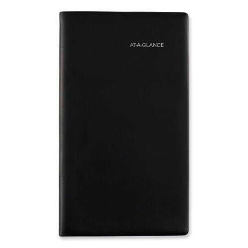 DayMinder Academic Weekly Pocket Planner, 6 x 3.5, Black Cover, 12-Month (July to June): 2022 to 2023-(AAGAY480023)