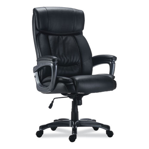 Alera Egino Big and Tall Chair, Supports Up to 400 lb, Black Seat/Back, Black Base-(ALEEG44B19)