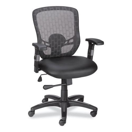 Alera Linhope Chair, Supports Up to 275 lb, Black Seat/Back, Black Base-(ALELH42B14)