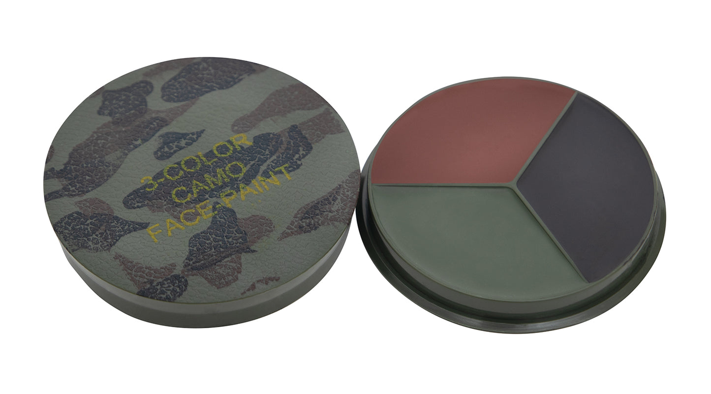 Rothco Round Camo Face Paint Compact - Woodland Camo