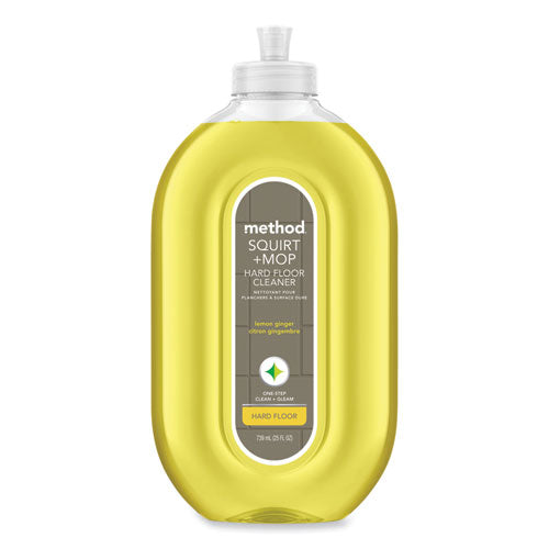 Squirt + Mop Hard Floor Cleaner, 25 oz Spray Bottle, Lemon Ginger, 6/Carton-(MTH00563CT)