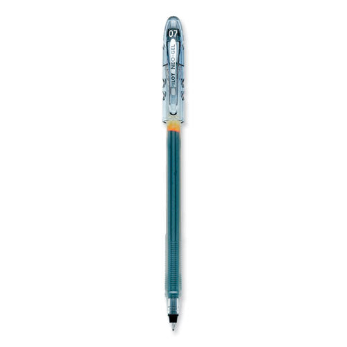 Neo-Gel Gel Pen, Stick, Fine 0.7 mm, Black Ink, Black Barrel, Dozen-(PIL14001)