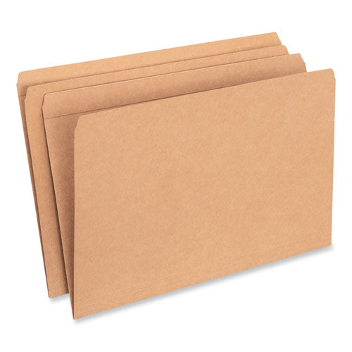 Reinforced Kraft Top Tab File Folders, Straight Tabs, Legal Size, 0.75" Expansion, Brown, 100/Box-(UNV16140)