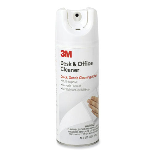 Desk and Office Spray Cleaner, 15 oz Aerosol Spray-(MMM573)