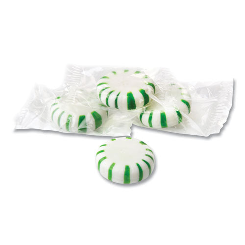 Candy Assortments, Spearmint Candy, 1 lb Bag-(OFX00655)