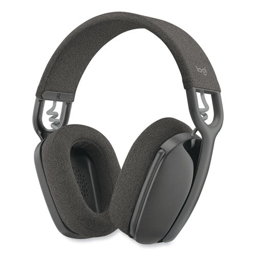 Zone Vibe Wireless Binaural Over The Head Headset, Graphite-(LOG981001198)