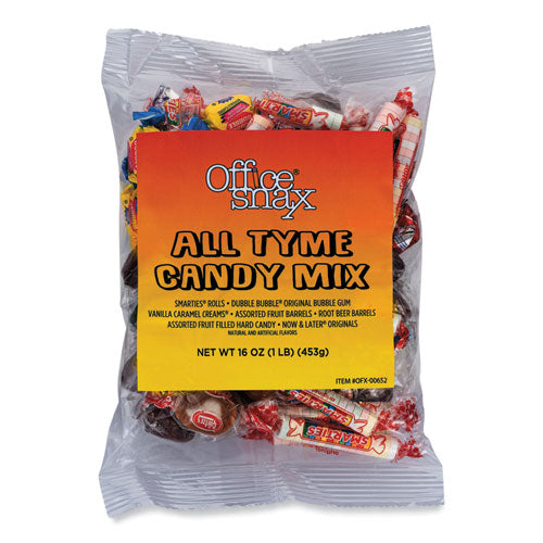 Candy Assortments, All Tyme Candy Mix, 1 lb Bag-(OFX00652)