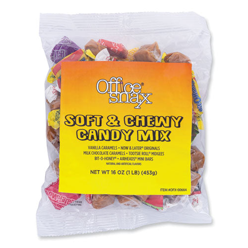 Candy Assortments, Soft and Chewy Candy Mix, 1 lb Bag-(OFX00664)