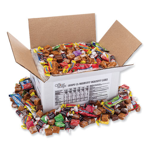 Candy Assortments, Soft and Chewy Candy Mix, 5 lb Carton-(OFX00656)