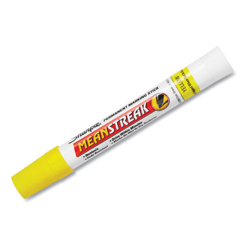 Mean Streak Marking Stick, Broad Bullet Tip, Yellow-(SAN85005)