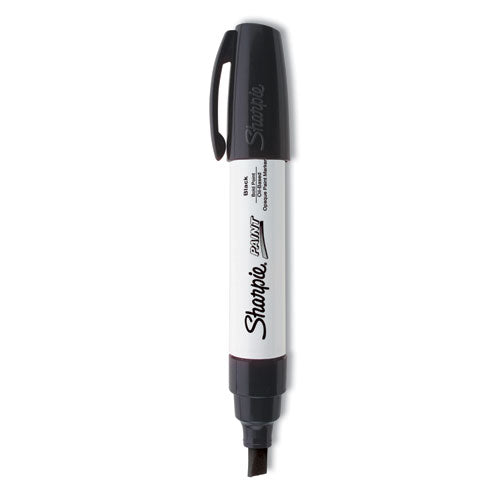 Permanent Paint Marker, Extra-Broad Chisel Tip, Black-(SAN35564)