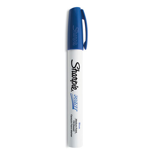 Permanent Paint Marker, Medium Bullet Tip, Blue-(SAN35551)