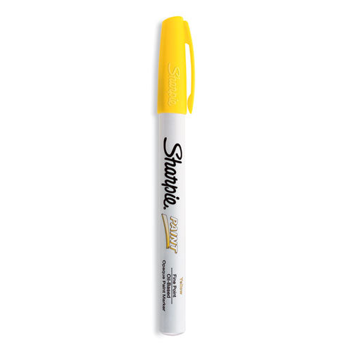 Permanent Paint Marker, Fine Bullet Tip, Yellow-(SAN35539)