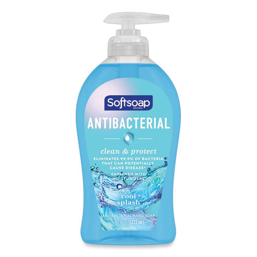 Antibacterial Hand Soap, Cool Splash, 11.25 oz Pump Bottle-(CPC98537EA)