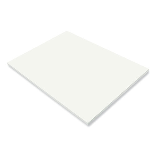 SunWorks Construction Paper, 50 lb Text Weight, 18 x 24, White, 50/Pack-(PAC9217)